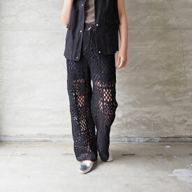 TODAYFUL トゥデイフル Crochet Lace Pants 12310709 クロシェット レース パンツ レースパンツ 黒 白 ブラック ホワイト ウエストゴム ライフズ 吉田怜香 クーポン不可 キャンセル不可