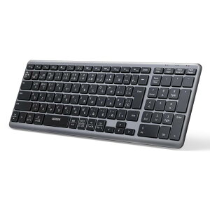 UGREEN ���C�����X�L�[�{�[�h Bluetooth��2.4G USB-C�[�d�� ���� ���^ ���{��z�� JIS�L�[�{�[�h