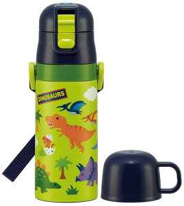 �X�P�[�^�[(Skater) ���� �q���p 2WAY ������ 420ml �R�b�v���� 350ml �f�B�m�T�E���X �j�̎q ���e�� �X�e�����X �ۉ��ۗ� �y�� waterbottle �X�|�[�c�{�g�� �L�b�Y ���ǂ� ���r SKDC3-A
