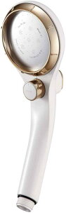 SANEI(�T���G�C) �A�W���X�g�V�����[�w�b�h �茳�{�^���Ő������߂ƈꎞ�~�� �ߐ����� �S�[���h PS3032-80XA-GP