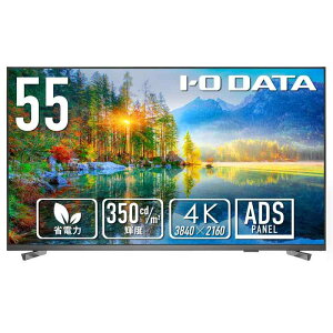 IODATA ���j�^�[ 55�C���` 4K UHD ADS�p�l�� ���P�x 350cd/m2 18���ԘA���ғ� �T�C�l�[�W (HDMI×3/D-sub9�s��/USB-A/�X�s�[�J�[�t/�����R���t//���{���[�J�[) EX-U551DX