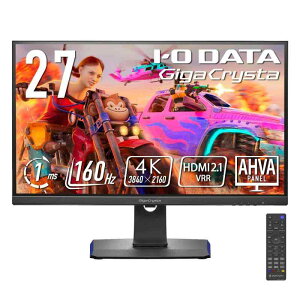�A�C�E�I�[�E�f�[�^ IODATA �Q�[�~���O���j�^�[ 27�C���` GigaCrysta 160Hz 1ms AHVA�p�l�� (HDMI2.1/4K/PS5/HDMI×2/DisplayPort×1/USB-C×1/��������/�c����]/�X�s�[�J�[�t/�����R