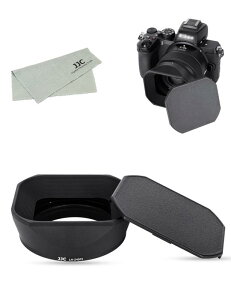 JJC ���^�� �����` �����Y�t�[�h + �t�[�h�L���b�v Nikon Nikkor Z 40mm f/2 (SE) / Nikkor Z 40mm f/2 / Nikkor Z 26mm f/2.8 �����Y �p �U52mm�t�B���^�[�C���X�g�[���\ �A��