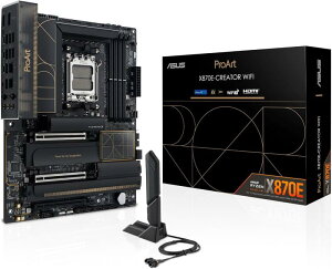 ASUS ProArt X870E-Creator WIFI AMD Ryzen 9000 �V���[�Y AM5 �Ή� X870E �`�b�v�Z�b�g���� ATX �}�U�[�{�[�h/�i