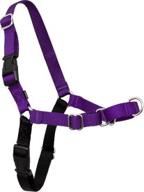 PetSafe（ペットセーフ） イージーウォークハーネス 犬用 引っ張り防止 散歩 トレーニング用ハーネス【M/Lサイズ ブラック＆シルバー】