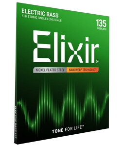 Elixir �G���N�T�[ �x�[�X�o���� NANOWEB �j�b�P�� 5���p Long Scale .135 #15435