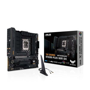 ASUS TUF GAMING B760M-PLUS WIFI D4 intel ��14�E13�E12���� CPU�Ή� LGA1700 B760 ���� DDR4 mATX �}�U�[�{�[�h/�i
