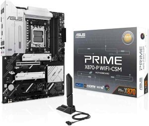 ASUS PRIME X870-P WIFI-CSM AMD Ryzen 9000 �V���[�Y AM5 �Ή� X870 �`�b�v�Z�b�g���� ATX �}�U�[�{�[�h/�i