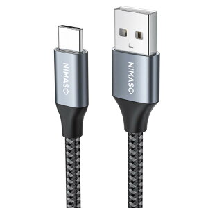 NIMASO USB Type C �P�[�u�� �y3m/1�{�Z�b�g�z�yQC3.0�Ή� 3A�}���[�d�z�^�C�vc �[�d�P�[�u�� iPhone17/16/15�V���[�Y�AiPad Pro�ASony�AGalaxy�AHuawei ���̑�Android �� USB-C