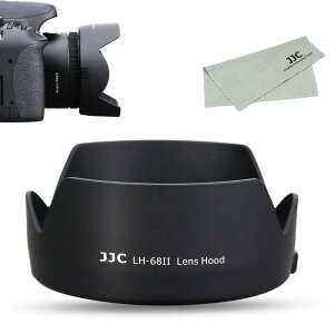 JJC �t�� �����Y�t�[�h Canon ES-68 �݊� Canon EF 50mm F1.8 STM �����Y�p EOS 6D Mark II / 5D Mark IV III II / 5DS / 5DS R �J���� �ɑΉ�