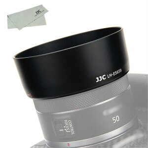 JJC ES-65B �����Y�t�[�h Canon RF 50mm F1.8 STM �����Y �p �L���m�� EOS R5 R6 R RP �J���� �ɑΉ� ES-65B �����Y�t�[�h �݊�