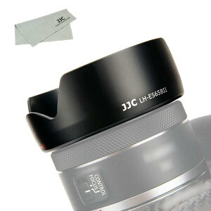 JJC ES-65B �����Y�t�[�h �Ԍ` Canon RF 50mm F1.8 STM �����Y �p ES-65B �݊� �L���m�� EOS R5 R6 R RP �J���� �ɑΉ�