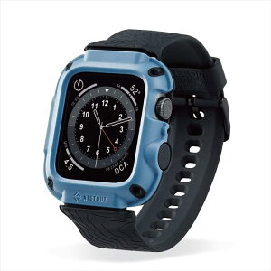 �G���R�� Apple Watch 44mm �o���h�P�[�X NESTOUT WALK �u���[ AW-20MBCNESTBU