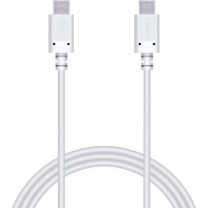 �G���R�� USB�P�[�u�� TypeC to TypeC PowerDelivery�Ή� �y�ő�3A�ō����[�d�z USB2.0�F�ؕi 1.5m �z���C�g �yiPhone 16 �V���[�Y �Ή����؍ρz MPA-CC15PNWH