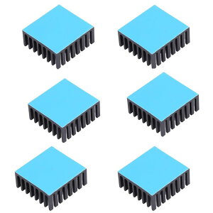 Awxlumv 6����q�[�g�V���N 25(L)×25(W)×10(H)mm���M�ڒ��V�[�g�t�� �M�\���΍� ��p���W�G�[�^�[�t�B��CPU IC�`�b�v ��H��� LED�A���v�� ASUS ROG Ally �K�p �A���~�j�E�� 25×25×10 mm ��