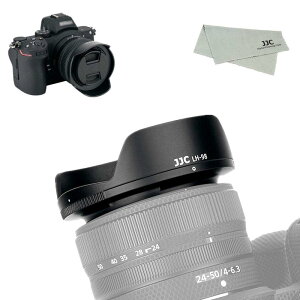 JJC �t�� HB-98 �����Y�t�[�h Nikon Nikkor Z 24-50mm F4-6.3 �����Y �p HB-98 �݊� Nikon Z5II Z50 Z50II Z9 Z5 Z7II Z6II Z7 Z6 �J���� �ɑΉ�