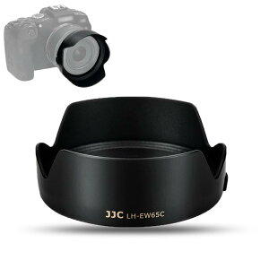 JJC EW-65C �t�� �����Y�t�[�h Canon RF 16mm F2.8 STM �����Y �p Canon EOS R RP R3 R5 R6 �J���� �ɑΉ� �U43mm�ی�t�B���^�[ �� �����Y�L���b�v�C���X�g�[���\