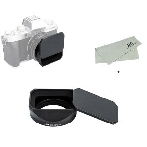 JJC ���^�� �����` LH-XF27 �����Y�t�[�h + �t�[�h�L���b�v �x�m�t�B���� Fujifilm XF 23mm F2.8 R WR/Fujifilm Fujinon XF 27mm f/2.8 R WR/Fujifilm Fujinon XF
