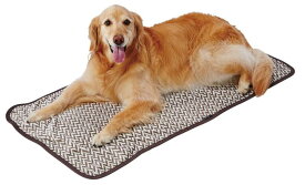 ペティオ (Petio) 犬猫用毛布 両面ふわふわあったかブランケット ふっくらヘリンボーンAWY 2L