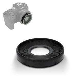 JJC EW-55 �����Y�t�[�h �˂����ގ� �t�[�h Canon RF 28mm F2.8 STM �����Y �p �L���m�� Canon EOS R RP R5 R8 R6 R6II �ȂǃJ���� �ɑΉ� EW-55 �����Y�t�[�h �݊�