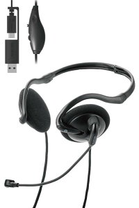 �G���R�� �w�b�h�Z�b�g USB C  USB-A �܂��� �l�b�N�o���h �L�� �}�C�N�t�� �P��w���� �m�C�Y�L�����Z�����O �y�� ���^ ���ʒ��� �yAI PC�Ή��z �u���b�N HS-NB11SCBK