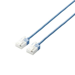 �G���R�� LAN�P�[�u�� CAT6A 1.5m �c�����܂�Ȃ� �X�[�p�[�X���� �u���[ LD-GPASST/BU15