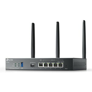 TP-Link ER706W Omada Gigabit AX3000 WiFi 6 VPN ���[�^�[ / USB3.0 × 1 USB�X�g���[�W��LTE�h���O���Ή� / �I�}�_���b�V���Ή� / �ȒP�݉c