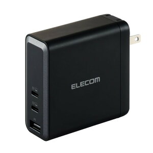 �G���R�� �[�d�� USB PD�Ή� 140W USB-C×2 USB-A×1 PPS�Ή� PSE�Z�p��K�� �y Macbook Pro 16�C���` iPad iPhone 16 ���Ή��z �u���b�N EC-AC96140BK