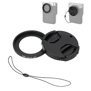 JJC �����Y�t�B���^�[�A�_�v�^�[ �����Y�L���b�v �L�b�g �L���m�� Canon PowerShot V10 PSV10 �J�����K�p �����Y�ی� �h�o �L�Y�h�~ �g�ѕ֗�