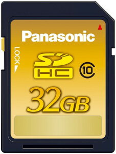 Panasonic 32GB SDHC�������[�J�[�h CLASS10 RP-SDWA32GJK