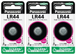 Panasonic ���d�r �{�^���d�r �A���J�� LR44 3�Z�b�g
