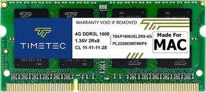 Timetec 8GB KIT(2x4GB) DDR3L 1600MHz PC3L-12800 Apple Mac Book Pro (Early/Late 2011�AMid 2012)�AiMac(Mid 2011�ALate 2012�AEarly/Late 2013�ALate 2014�AMid 2015)�AMac Mini(Mid 2011�ALate 2012) MAC RAM �Ή�