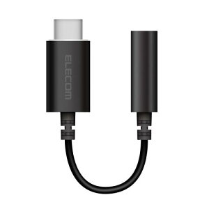 GR(ELECOM) CzϊA_v^ ^Cvc USB-C CzWbNϊ ϋv I[fBI 4 iPhone15V[YΉ ubN EHP-C35DS01BK