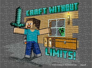 エンスカイ(ENSKY) MINECRAFT マインクラフト クラフト生活 7.6×10.2cm まめパズル 150ピース ジグソーパズル MA-69