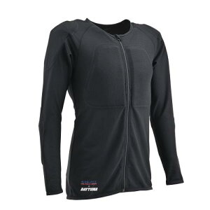 デイトナ(Daytona) バイク プロテクター インナー ウェア 夏 メッシュ CE規格 JMCA推奨 瞬間硬化 ストレッチ生地 スリムフィット DP-002 ブラック XLサイズ 37466