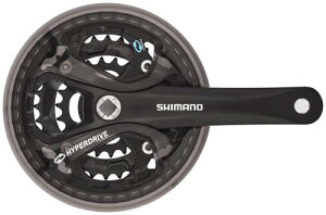 V}m(SHIMANO) tg`F[zC[(MTB) FC-M361-L ubN 42×32×22T 170mm 8S/7S `F[K[ht `F[P[XΉ EΉBB lp 122.5mm(LL123) EFCM361C222CL