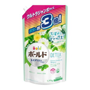 ボールドジェル 洗濯洗剤 液体 グリーンガーデン&ミュゲ 詰め替え 1,770g