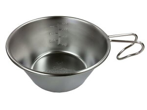 キャプテンスタッグ(CAPTAIN STAG) キャンプ用 コップ 軽量カップ ビッグシェラカップ ステンレス 1L 日本製 燕三条産 UH-28