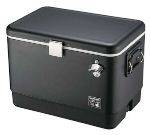 キャプテンスタッグ(CAPTAIN STAG) クーラーボックス スチールフォームクーラー 容量51L 水抜き栓・栓抜き付き CSブラックラベル UE-75