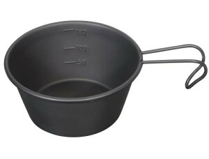 キャプテンスタッグ(CAPTAIN STAG) シェラカップ ステンレス ミニ カラー シェラカップ 210ml ステンレス製 日本製 燕三条産 オキツモブラック UH-68