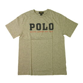 RALPH LAURENボーイズ TシャツラルフローレンPOLO ロゴプリント半袖グレーキッズ Boys XLサイズありメンズMサイズ相当あり レディース兼用メール便ネコポスPOST投函送料無料