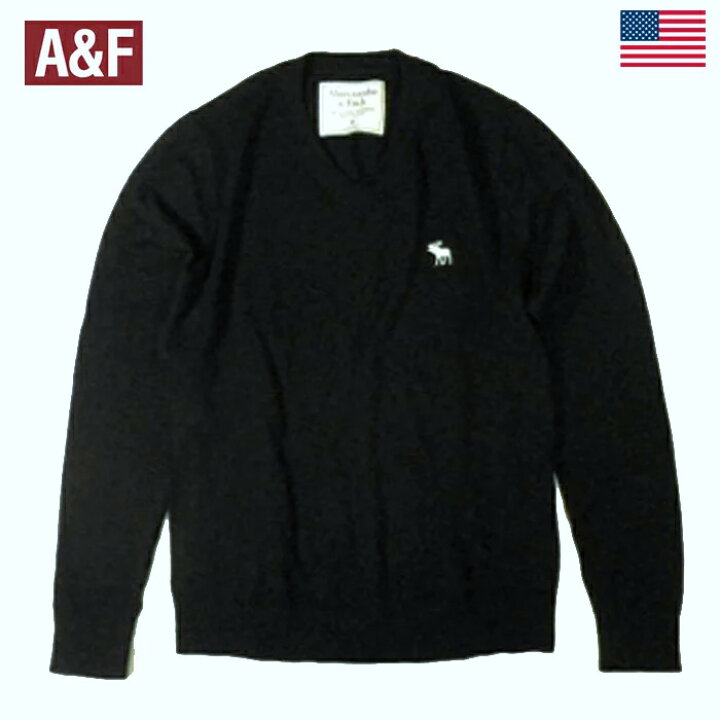 楽天市場】アバクロ Vネックセーター Abercrombie&Fitch コットン  