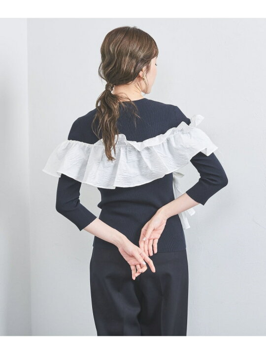楽天市場】ジャカード フリル ビスチェ ニット UNITED ARROWS  