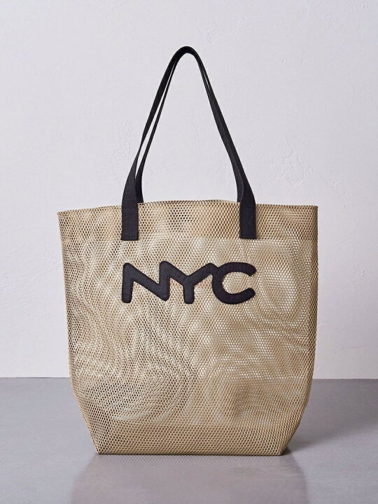 楽天市場】＜LUDLOW(ラドロー)＞メッシュ トートバッグ BEIGE UNITED  