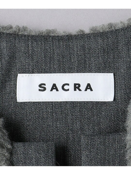 楽天市場】【SALE／30%OFF】＜SACRA＞ボア ショートベスト UNITED 