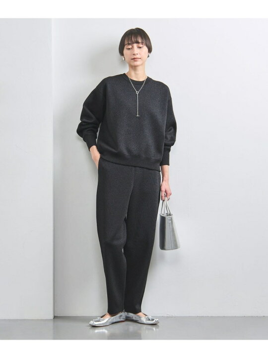 楽天市場】ラメ クルーネック スウェット ニット BLACK UNITED ARROWS 
