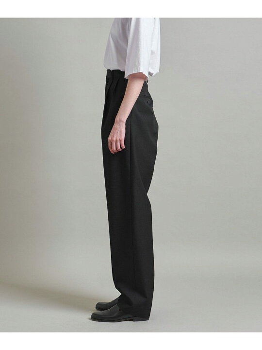 楽天市場】＜LOEFF＞ギャバ タック テーパードパンツ LOEFF 