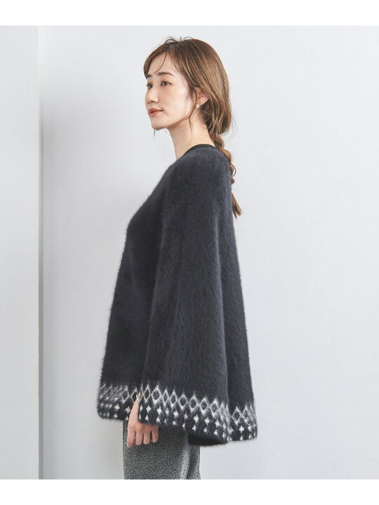 楽天市場】フォックス カシミヤ ジャカード ケープ UNITED ARROWS 