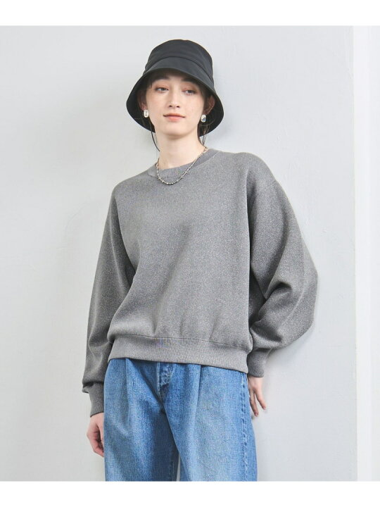 楽天市場】ラメ クルーネック スウェット ニット UNITED ARROWS 