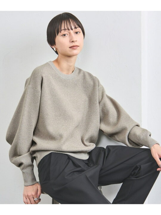 楽天市場】ラメ クルーネック スウェット ニット UNITED ARROWS 
